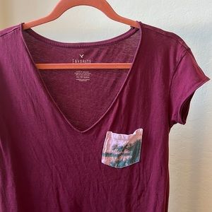 XS American Eagle Pocket Shirt